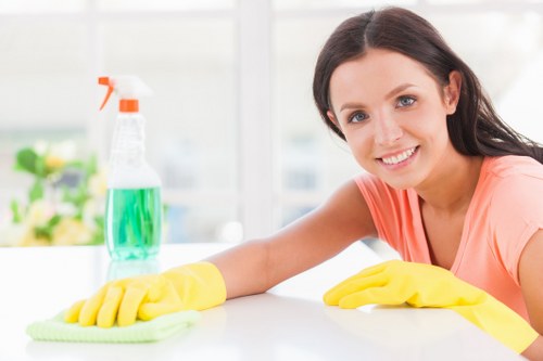 Commercial cleaning service for an office setting in N16