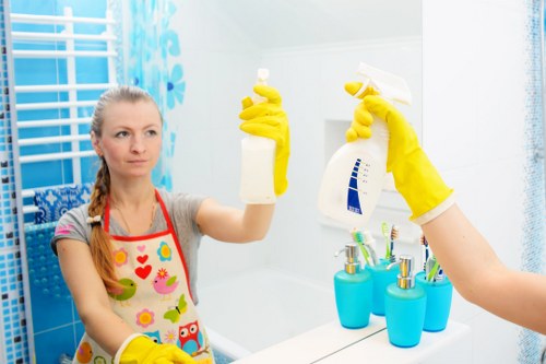 Curtain cleaning service for a N16 home with freshly treated window drapes