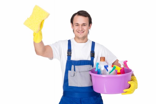 Detailed office cleaning setup for local North London workplaces