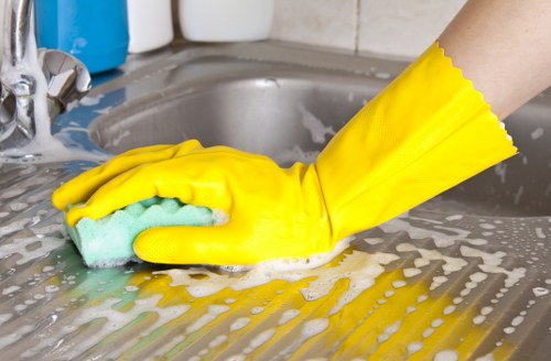 Careful spot cleaning and stain lifting in a local N16 property