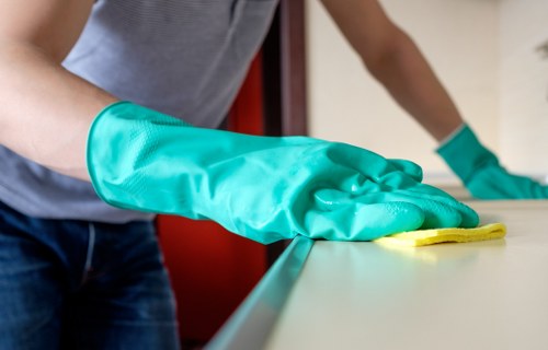Local post-construction cleaning in a North London flat